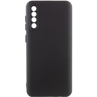 Накладка (з мікрофіброю) GETMAN Liquid Silk Full Camera для Samsung A50 / A30s- чорний Накладка (з мікрофіброю) GETMAN Liquid Silk Full Camera для Samsung A50 / A30s- чорний