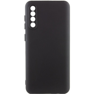 Накладка (з мікрофіброю) GETMAN Liquid Silk Full Camera для Samsung A50 / A30s- чорний Накладка (з мікрофіброю) GETMAN Liquid Silk Full Camera для Samsung A50 / A30s- чорний