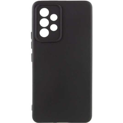 Накладка (з мікрофіброю) GETMAN Liquid Silk Full Camera для Samsung A51 / A515- чорний Накладка (з мікрофіброю) GETMAN Liquid Silk Full Camera для Samsung A51 / A515- чорний