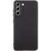 Накладка (з мікрофіброю) GETMAN Liquid Silk Full Camera для Samsung S21 FE- чорний