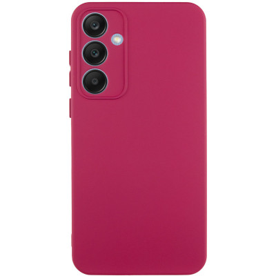 Накладка (з мікрофіброю) GETMAN Liquid Silk Full Camera для Samsung S24 FE- марсала Накладка (з мікрофіброю) GETMAN Liquid Silk Full Camera для Samsung S24 FE- марсала