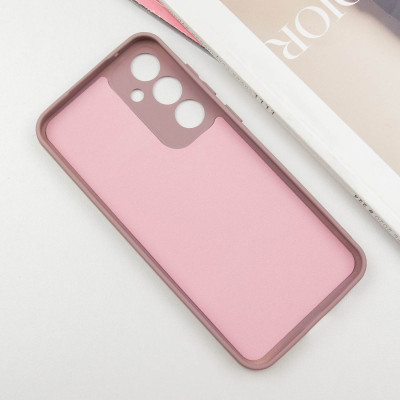 Накладка (з мікрофіброю) GETMAN Liquid Silk Full Camera для Samsung S24 FE- рожевий пісок Накладка (з мікрофіброю) GETMAN Liquid Silk Full Camera для Samsung S24 FE- рожевий пісок
