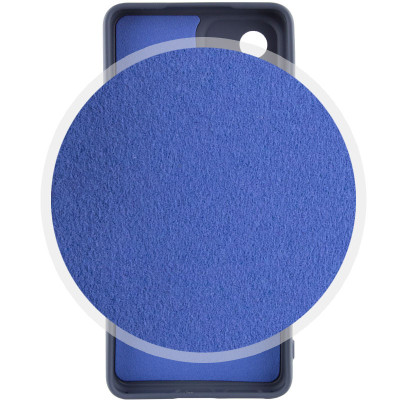 Накладка (з мікрофіброю) GETMAN Liquid Silk Full Camera для Samsung S24 FE- темно-синій Накладка (з мікрофіброю) GETMAN Liquid Silk Full Camera для Samsung S24 FE- темно-синій