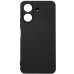 Накладка (з мікрофіброю) GETMAN Liquid Silk Full Camera для Xiaomi Redmi 13C 4G / Poco C65- чорний