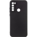 Накладка (з мікрофіброю) GETMAN Liquid Silk Full Camera для Xiaomi Redmi Note 8T- чорний
