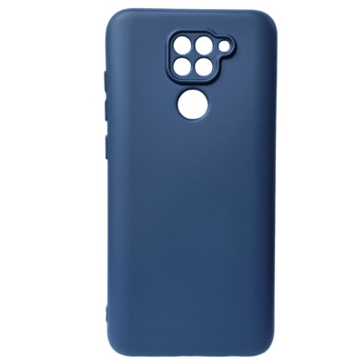 Накладка (з мікрофіброю) GETMAN Liquid Silk Full Camera для Xiaomi Redmi Note 9- темно-синій Накладка (з мікрофіброю) GETMAN Liquid Silk Full Camera для Xiaomi Redmi Note 9- темно-синій