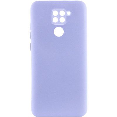Накладка (з мікрофіброю) GETMAN Liquid Silk Full Camera для Xiaomi Redmi Note 9- бузковий Накладка (з мікрофіброю) GETMAN Liquid Silk Full Camera для Xiaomi Redmi Note 9- бузковий
