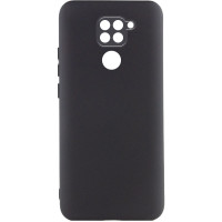 Накладка (з мікрофіброю) GETMAN Liquid Silk Full Camera для Xiaomi Redmi Note 9- чорний Накладка (з мікрофіброю) GETMAN Liquid Silk Full Camera для Xiaomi Redmi Note 9- чорний
