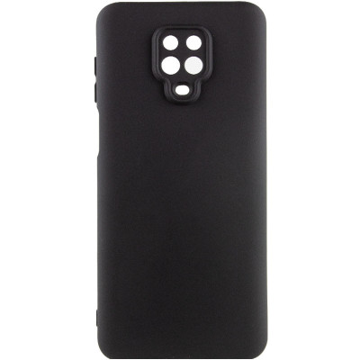Накладка (з мікрофіброю) GETMAN Liquid Silk Full Camera для Xiaomi Redmi Note 9 Pro / Note 9s- чорний Накладка (з мікрофіброю) GETMAN Liquid Silk Full Camera для Xiaomi Redmi Note 9 Pro / Note 9s- чорний