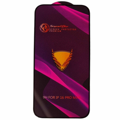 Скло захисне Tempered Glass OG Premium для iPhone 16 Pro Max- чорний