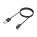 USB кабель для MI Band 8 / Mi Band 9 / Redmi Band 2 / Xiaomi Smart Band 9 Active- чорний
