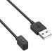 USB кабель для MI Band 8 / Mi Band 9 / Redmi Band 2 / Xiaomi Smart Band 9 Active- чорний