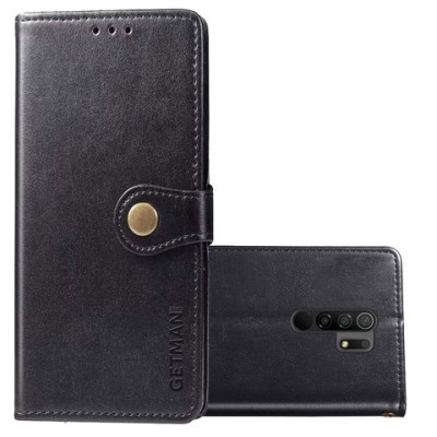 Чохол-книжка GETMAN Gallant шкіряний для Xiaomi Redmi Note 8 Pro- чорний Чохол-книжка GETMAN Gallant шкіряний для Xiaomi Redmi Note 8 Pro- чорний