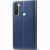 Чохол-книжка GETMAN Gallant шкіряний для Xiaomi Redmi Note 8T- синій