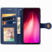 Чохол-книжка GETMAN Gallant шкіряний для Xiaomi Redmi Note 8T- синій