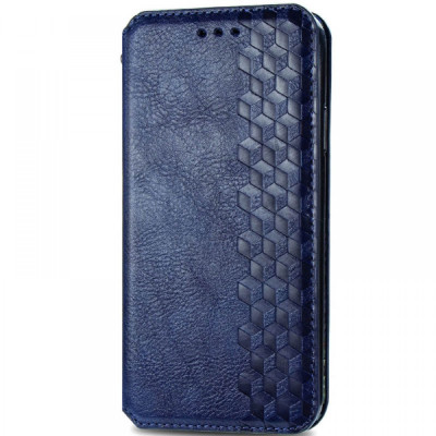 Чохол-книжка GETMAN Cubic для Xiaomi Redmi 13C 4G/5G / Poco C65- синій Чохол-книжка GETMAN Cubic для Xiaomi Redmi 13C 4G/5G / Poco C65- синій