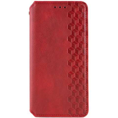 Чохол-книжка GETMAN Cubic для Xiaomi Redmi 9A- червоний Чохол-книжка GETMAN Cubic для Xiaomi Redmi 9A- червоний