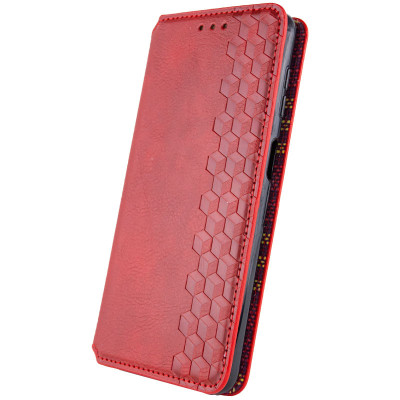 Чохол-книжка GETMAN Cubic для Xiaomi Redmi 9C- червоний Чохол-книжка GETMAN Cubic для Xiaomi Redmi 9C- червоний
