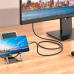 Кабель Hoco UA27 Type-C to HDMI (HDTV) on-screen HD 4K 30HZ 2m- сірий Кабель Hoco UA27 Type-C to HDMI (HDTV) on-screen HD 4K 30HZ 2m- сірий