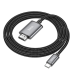 Кабель Hoco UA27 Type-C to HDMI (HDTV) on-screen HD 4K 30HZ 2m- сірий Кабель Hoco UA27 Type-C to HDMI (HDTV) on-screen HD 4K 30HZ 2m- сірий
