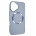Накладка Bonbon Metal Style with Magnetic для iPhone 16- синій туман