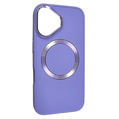 Накладка Bonbon Metal Style with Magnetic для iPhone 16- бузковий Накладка Bonbon Metal Style with Magnetic для iPhone 16- бузковий