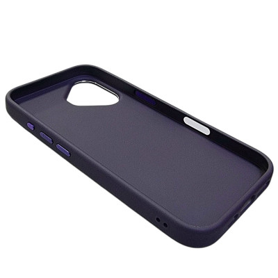 Накладка Bonbon Metal Style with Magnetic для iPhone 16- темно-фіолетовий Накладка Bonbon Metal Style with Magnetic для iPhone 16- темно-фіолетовий