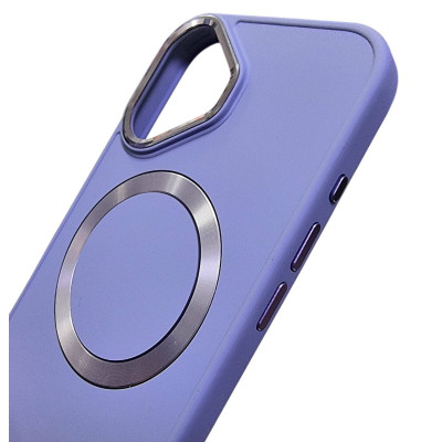 Накладка Bonbon Metal Style with Magnetic для iPhone 16 Plus- бузковий Накладка Bonbon Metal Style with Magnetic для iPhone 16 Plus- бузковий