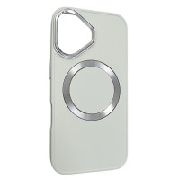 Накладка Bonbon Metal Style with Magnetic для iPhone 16 Plus- білий Накладка Bonbon Metal Style with Magnetic для iPhone 16 Plus- білий