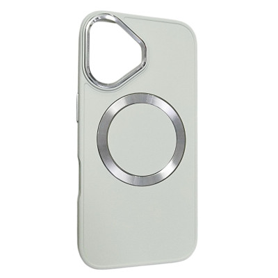 Накладка Bonbon Metal Style with Magnetic для iPhone 16 Plus- білий Накладка Bonbon Metal Style with Magnetic для iPhone 16 Plus- білий