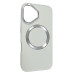 Накладка Bonbon Metal Style with Magnetic для iPhone 16 Plus- білий