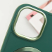 Накладка Bonbon Metal Style with Magnetic для iPhone 16 Pro Max- сосново-зелений Накладка Bonbon Metal Style with Magnetic для iPhone 16 Pro Max- сосново-зелений
