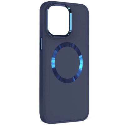Накладка Bonbon Metal Style with Magnetic для iPhone 16 Pro Max- синій Накладка Bonbon Metal Style with Magnetic для iPhone 16 Pro Max- синій
