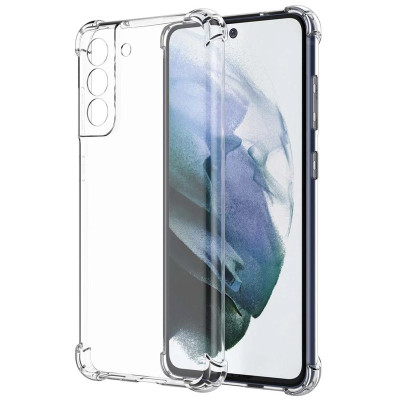 Накладка GETMAN посилені кути для Samsung S21 FE- прозорий Накладка GETMAN посилені кути для Samsung S21 FE- прозорий