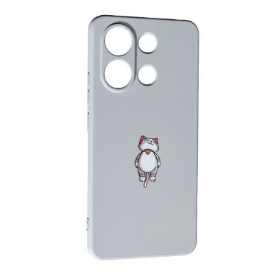 Накладка (з мікрофіброю) Case Art для Xiaomi Redmi Note 13 4G- Cat Накладка (з мікрофіброю) Case Art для Xiaomi Redmi Note 13 4G- Cat