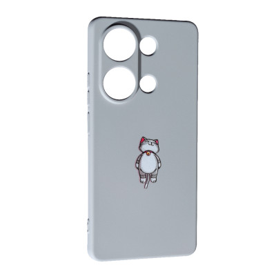 Накладка (з мікрофіброю) Case Art для Xiaomi Redmi Note 13 Pro 4G / Poco M6 Pro 4G / Redmi Note 14s- Cat Накладка (з мікрофіброю) Case Art для Xiaomi Redmi Note 13 Pro 4G / Poco M6 Pro 4G / Redmi Note 14s- Cat