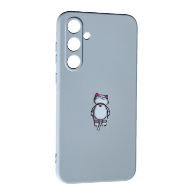 Накладка (з мікрофіброю) Case Art для Samsung A55- Cat Накладка (з мікрофіброю) Case Art для Samsung A55- Cat