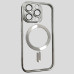 Накладка Shining Full Camera with Magnetic для iPhone 14 Pro Max- сріблястий