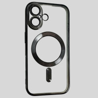 Накладка Shining Full Camera with Magnetic для iPhone 16- чорний Накладка Shining Full Camera with Magnetic для iPhone 16- чорний