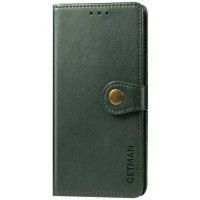 Чохол-книжка GETMAN Gallant шкіряний для Samsung A12 / A125 / M12 - зелений Чохол-книжка GETMAN Gallant шкіряний для Samsung A12 / A125 / M12 - зелений
