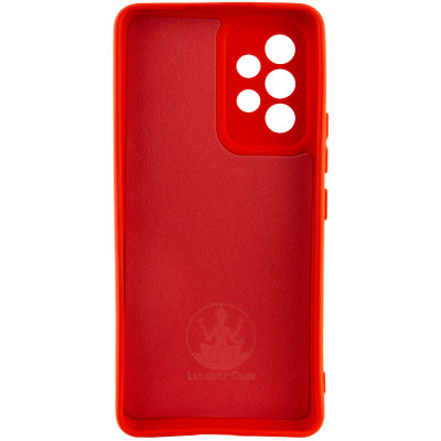Накладка (з мікрофіброю) GETMAN Liquid Silk Full Camera для Samsung A52 / A52s- червоний Накладка (з мікрофіброю) GETMAN Liquid Silk Full Camera для Samsung A52 / A52s- червоний