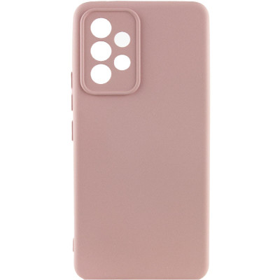 Накладка (з мікрофіброю) GETMAN Liquid Silk Full Camera для Samsung A52 / A52s- рожевий пісок Накладка (з мікрофіброю) GETMAN Liquid Silk Full Camera для Samsung A52 / A52s- рожевий пісок