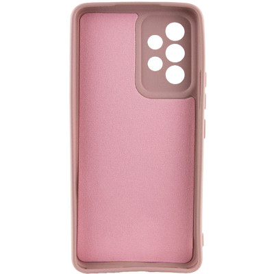Накладка (з мікрофіброю) GETMAN Liquid Silk Full Camera для Samsung A52 / A52s- рожевий пісок Накладка (з мікрофіброю) GETMAN Liquid Silk Full Camera для Samsung A52 / A52s- рожевий пісок