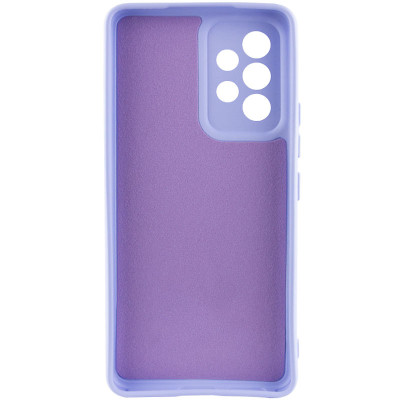 Накладка (з мікрофіброю) GETMAN Liquid Silk Full Camera для Samsung A52 / A52s- бузковий Накладка (з мікрофіброю) GETMAN Liquid Silk Full Camera для Samsung A52 / A52s- бузковий