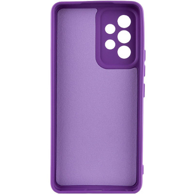 Накладка (з мікрофіброю) GETMAN Liquid Silk Full Camera для Samsung A52 / A52s- фіолетовий Накладка (з мікрофіброю) GETMAN Liquid Silk Full Camera для Samsung A52 / A52s- фіолетовий