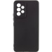 Накладка (з мікрофіброю) GETMAN Liquid Silk Full Camera для Samsung A52 / A52s- чорний