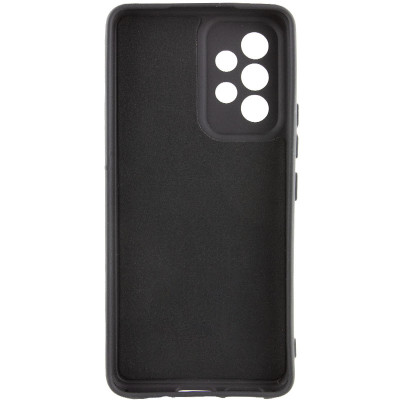 Накладка (з мікрофіброю) GETMAN Liquid Silk Full Camera для Samsung A52 / A52s- чорний Накладка (з мікрофіброю) GETMAN Liquid Silk Full Camera для Samsung A52 / A52s- чорний