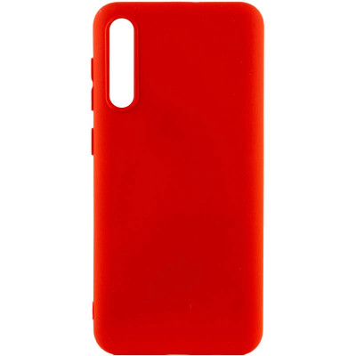 Накладка (з мікрофіброю) Silicone Cover Lakshmi для Samsung A50 / A50s / A30s- червоний