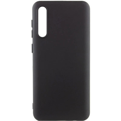 Накладка (з мікрофіброю) Silicone Cover Lakshmi для Samsung A50 / A50s / A30s- чорний