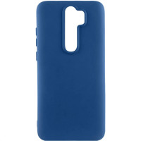 Накладка (з мікрофіброю) Silicone Cover Lakshmi для Xiaomi Redmi 9- темно-синій
